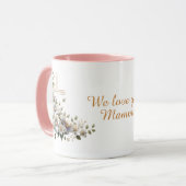 Mama, Mama, Nana, Oma Elegant Mattierte Tasse (Vorderseite Links)