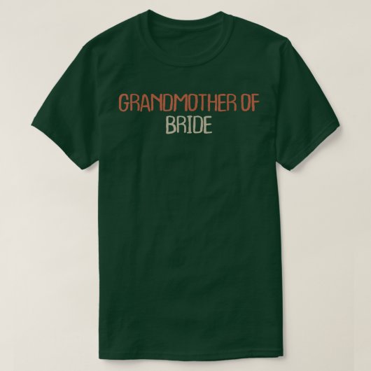 Mama Mama Retro Funny Großmutter von Bride T-Shirt (Design vorne)