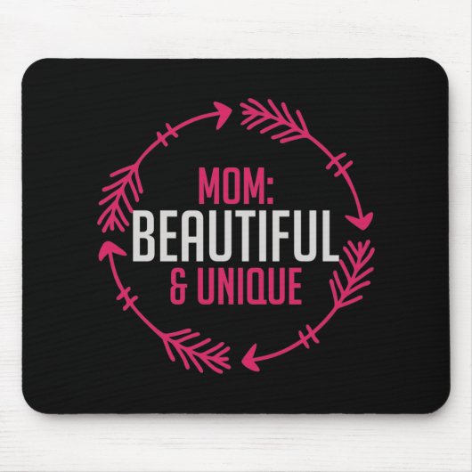 Mama - Mama Schön und einzigartig Mousepad (Vorne)
