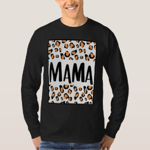 Mama Mama Son Daughter Mommy Mum Leopard Che T-Shirt
