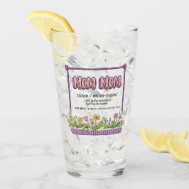 Mama Mama wie ein Oma, aber viel Cooler Glas