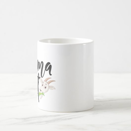 Mama (MAMA) Ziege Niedliche Ziege Kaffeetasse (Mittel)