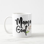 Mama (MAMA) Ziege Niedliche Ziege Kaffeetasse (Links)