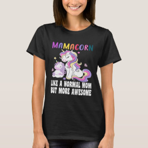 Mama Mamacorn Einhorn Birthday Girl Mother T-Shirt