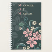 Mama Manager Mayhem Stylish Floral Planer (Vorderseite)
