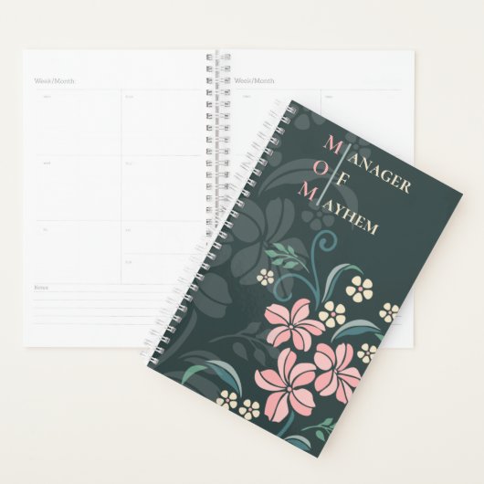 Mama Manager Mayhem Stylish Floral Planer (Anzeige)