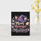 Mama Managerin des Muttertags-Zaubers Karte (Gelbe Blume)