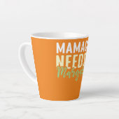 Mama Margarita Lover Mexikanisches Mexiko Happy Ci Milchtasse (Linke Ecke)