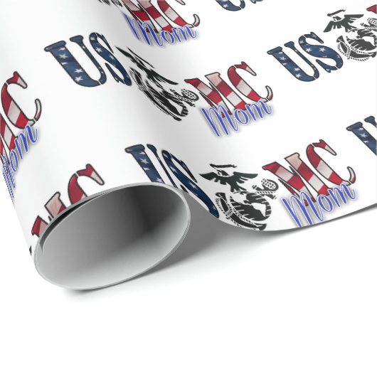 Mama - Marie Corps Geschenkpapier (Rolleneckpunkt)