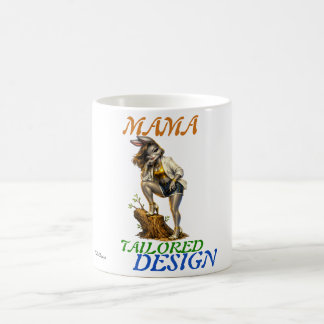 Mama maßgeschneidertes Design Kaffeetasse
