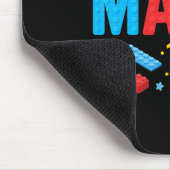 Mama Master Builder Gebäude Bricks Blocks Funny M Mousepad (Ecke)