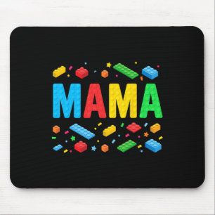 Mama Master Builder Gebäude Bricks Blocks Funny M Mousepad