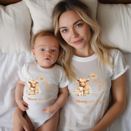 Mama Matching Highland OurFirstMother'sDay T-Shirt