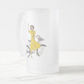Mama Mattglas Bierglas (Vorderseite Links)