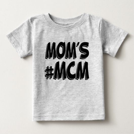 Mama MCM lustiger kleiner Junge Baby T-shirt (Vorderseite)