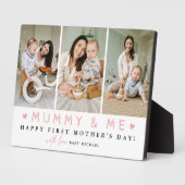 'Mama & Me' 1. Muttertag 3 x FotoCollage Fotoplatte (Seite)