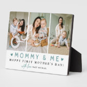 'Mama & Me' 1. Muttertag 3 x FotoCollage Fotoplatte (Seite)