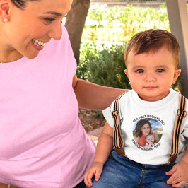 Mama & Me Foto unserer ersten Mutter Baby T-shirt
