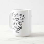 Mama & Me Mother's Day Custom Kids Kaffeetasse (Vorderseite Links)