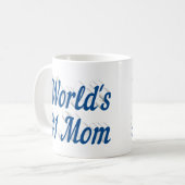 Mama Meerblauer Halbtext Tasse (Vorderseite Links)