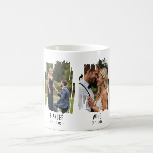 Mama Meilensteine Fotos & Jahre Geschenkideen Kaffeetasse (Mittel)