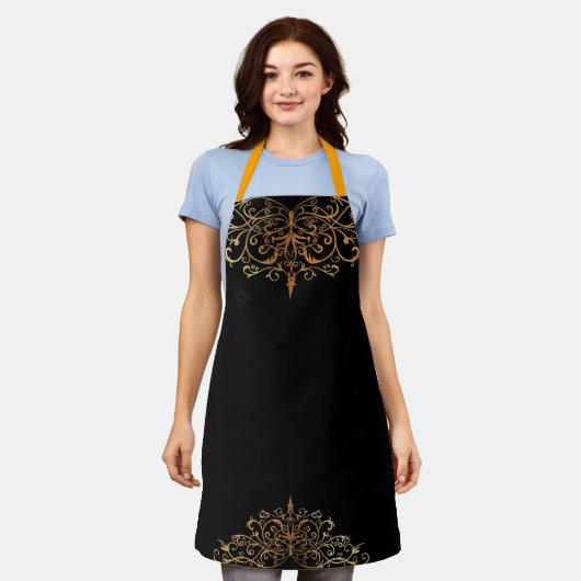Mama — Mein erstes Zuhause | Mutter- und Tochter-B Schürze (Getragen)