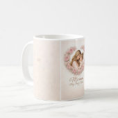 Mama — Mein erstes Zuhause | Mutter-und-Tochter-Bl Kaffeetasse (Vorderseite Links)