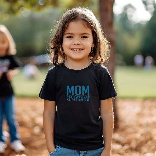 Mama mein ewiger Superheld blau türkis Baby T-shirt