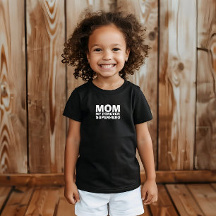 Mama mein ewiger Superheld weiß Baby T-shirt