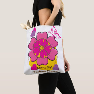 Mama Mein Forever-Blumendesign-Blume Tasche