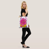 Mama Mein Forever-Blumendesign-Blume Tasche (Am Model)