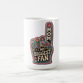 Mama mein größter Fan Kaffeetasse (Mittel)