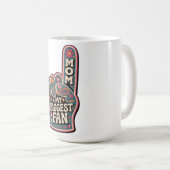 Mama mein größter Fan Kaffeetasse (VorderseiteRechts)