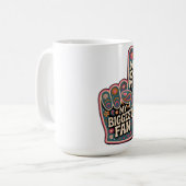 Mama mein größter Fan Kaffeetasse (Vorderseite Links)
