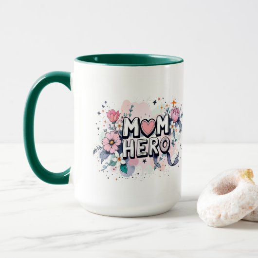 Mama mein Held Tasse (Mit Donut)