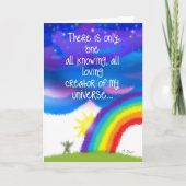 MAMA - mein liebender "Schöpfer" ist Sie! Karte (Vorderseite)