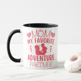 Mama Mein Lieblings-Adventure-Partner Funny Zitat Tasse