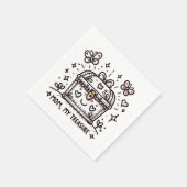 Mama mein Schatz Serviette (Ecke)