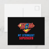 MAMA Mein stärkster Superheld Postkarte (Vorne/Hinten)