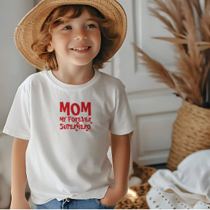 Mama mein Superheld für immer schwarz Baby T-shirt
