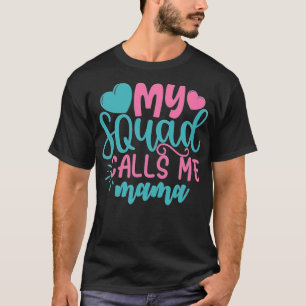Mama Mein Team nennt mich lustige beste Internetf T-Shirt