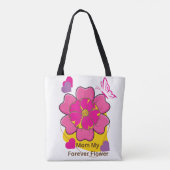 Mama Meine Forever-Blumen-Design-Blume Tasche (Rückseite)