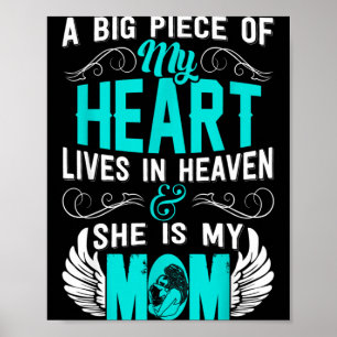 Mama Memorial Day mein Schutzengel ein großes Stüc Poster