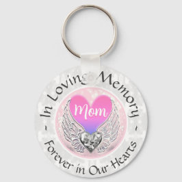 Mama Memorial Heart Keychain Schlüsselanhänger