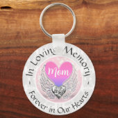 Mama Memorial Heart Keychain Schlüsselanhänger (Vorderseite)