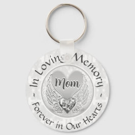 Mama Memorial Heart Keychain Schlüsselanhänger