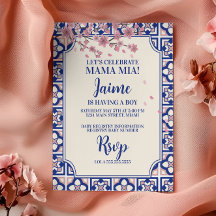 Mama Mia Baby Shower Kirschblüten