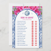 Mama Mia Hen Party Bridge oder Game Cards Einladung (Vorderseite)