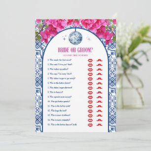 Mama Mia Hen Party Bridge oder Game Cards Einladung