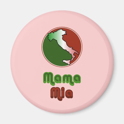 Mama Mia Italian Magnet (Vorne)